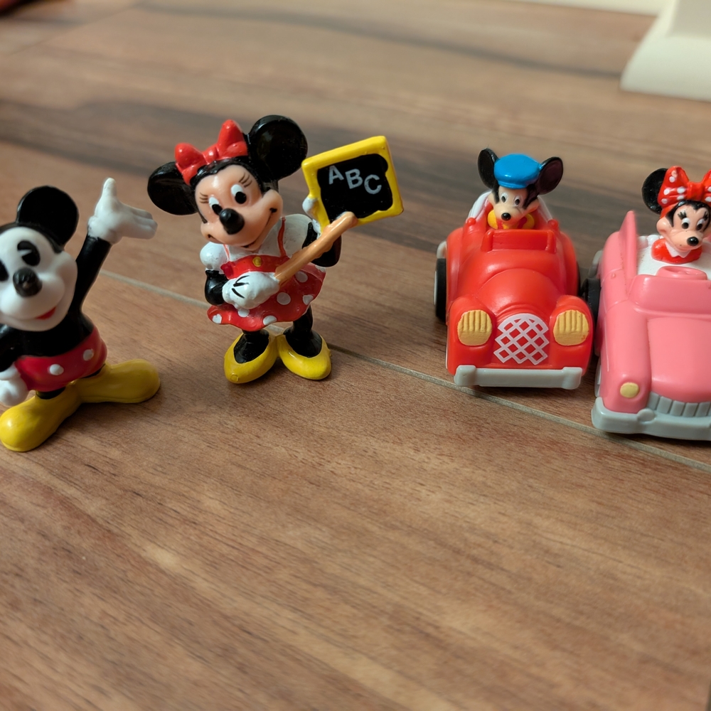 Disney Mickey and Minnie Mouse Toy Set - Red and Yellow